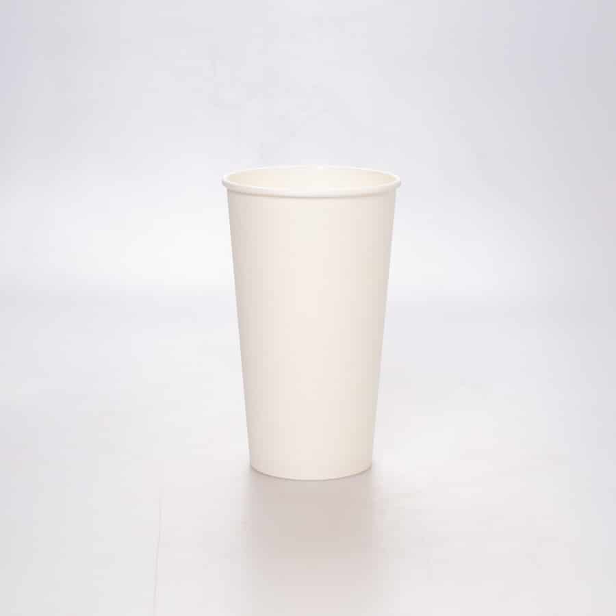 Vaso Blanco de Papel 20 Oz I. Paper 40 Pz