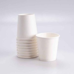 Vaso Blanco de Papel 6 Oz I. Paper 50 Pz