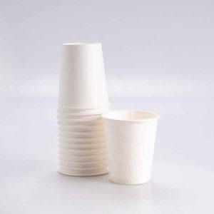 Vaso Blanco de Papel 8 Oz I. Paper 50 Pz