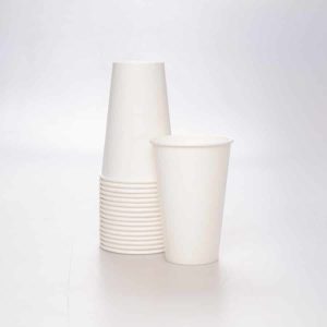 Vaso Blanco de Papel ADP 12 Oz 100 Pz