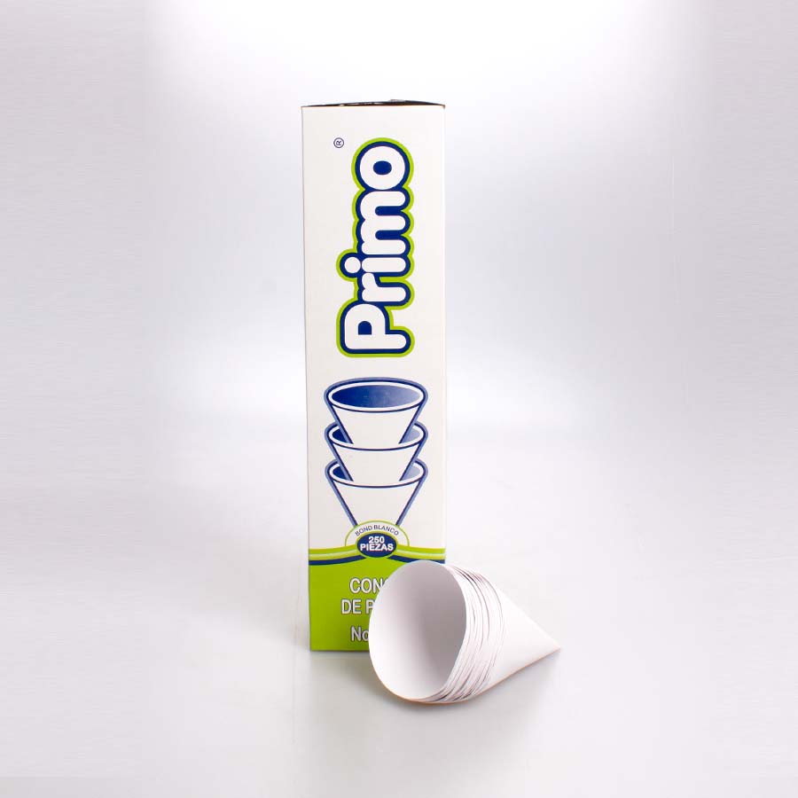 Vaso Cónico de Papel 106 P Cuevas 250 Pz