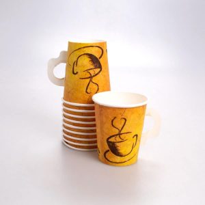 Vaso Impreso de Papel 8 Oz C/Asa I. Paper 50 Pz