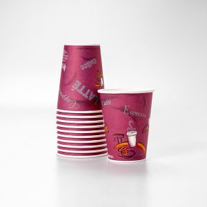 Vaso de Papel Rojo 12 Oz SOLO 50 Pz