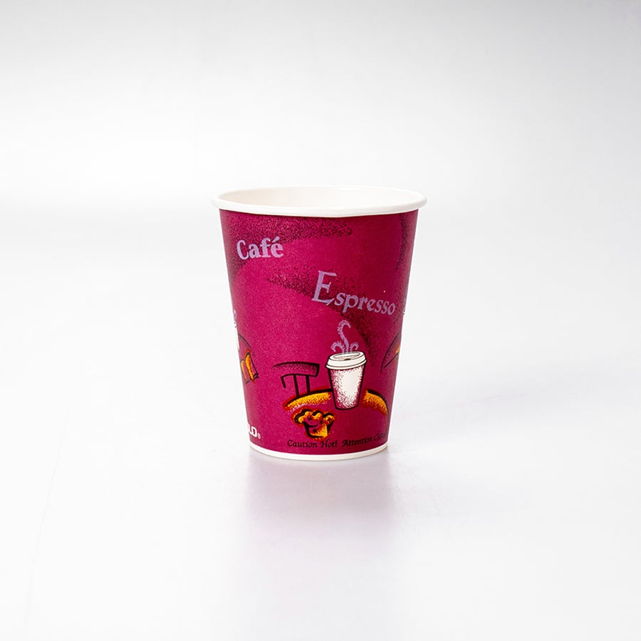 Vaso de Papel Rojo 8 Oz SOLO 50 Pz