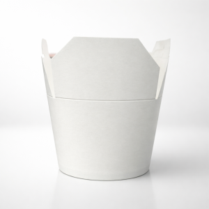 Envase Cestino Redonda Blanca 21 Oz